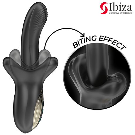 Ibiza – Kraftvoll Vibrator mit Stoss- und Beisseffekt