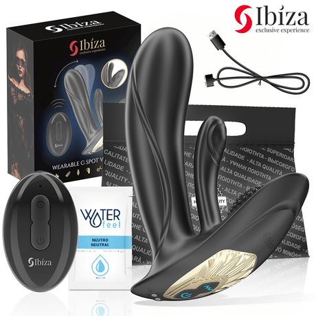 Ibiza – Tragbarer Vibrator mit g-Punkt- und Klitorisstimulation mit Fernbedienung