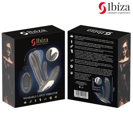 Ibiza – Tragbarer Vibrator mit g-Punkt- und Klitorisstimulation mit Fernbedienung