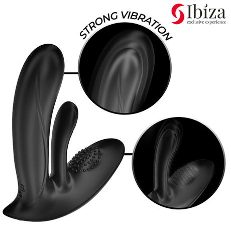 Ibiza – Tragbarer Vibrator mit g-Punkt- und Klitorisstimulation mit Fernbedienung