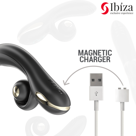 Ibiza - Twister Vibrator mit Kurvenstimulator und Vibro-Rotation