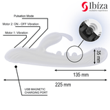 Rabbit-Vibrator Vibrierendes Rabbit mit Pulsation.4