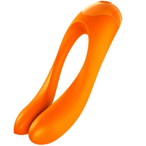 Satisfyer - Candy Cane Fingervibrator Orange