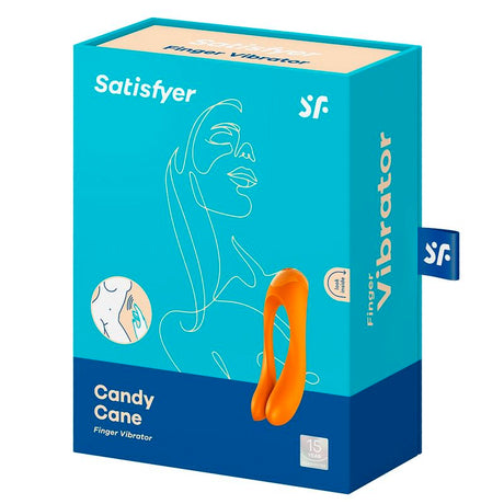 Auflegevibrator Candy Cane Fingervibrator Orange.1