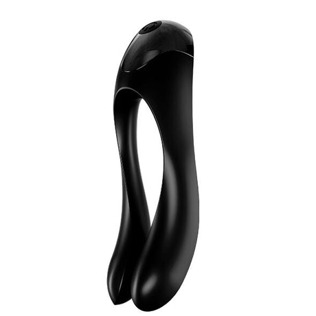 Auflegevibrator Candy Cane Fingervibrator Schwarz.5