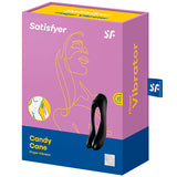 Satisfyer - Candy Cane Fingervibrator Schwarz