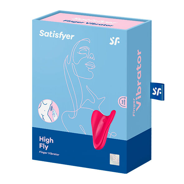 Satisfyer - High Fly Fingervibrator Fuchsia