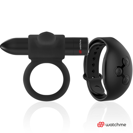 Black&Silver - Cameron Cockring-Uhr mit Fernbedienung