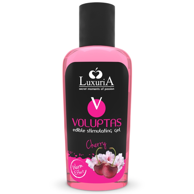 Intimateline Luxuria - Voluptas Essbares Massagegel mit Wrmendem Effekt - Kirsch 100 ml