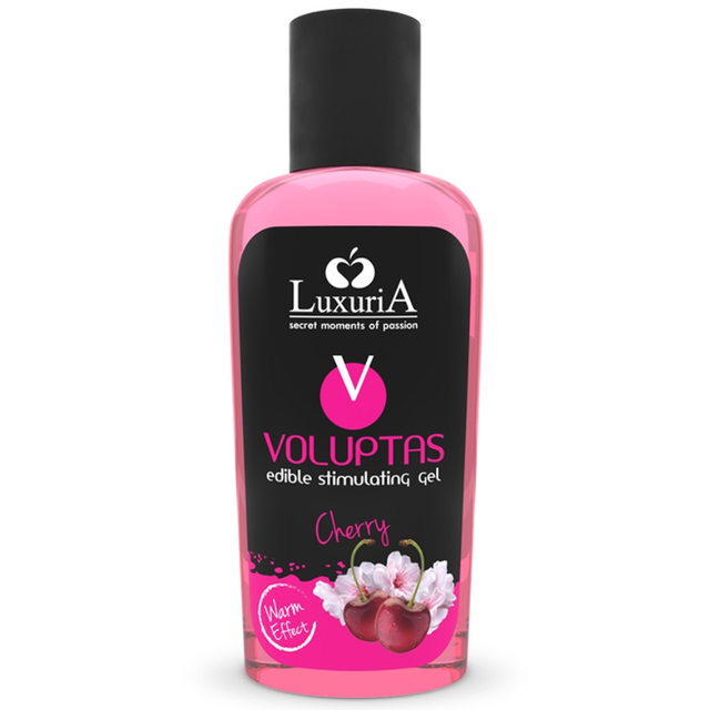 Intimateline Luxuria - Voluptas Essbares Massagegel mit Wrmendem Effekt - Kirsch 100 ml