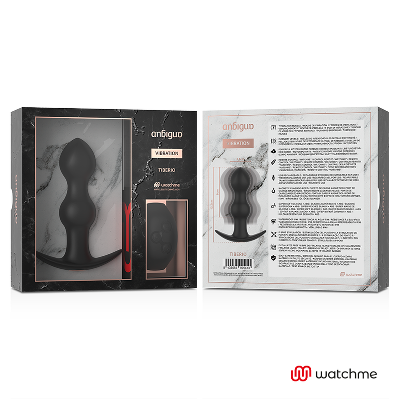 Anbiguo - Watchme Fernbedienungsstecker Analvibrator Tiberio