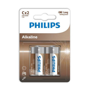 Philips - Alkaline Batterien C Lr14 Blister*2
