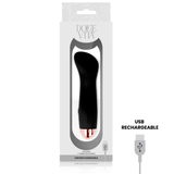 Dolce Vita - Aufladbarer Vibrator Eine Schwarze 7-Geschwindigkeit