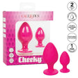 Analplug Cheeky Rosa 2er-Set 5 x 3,25 cm
