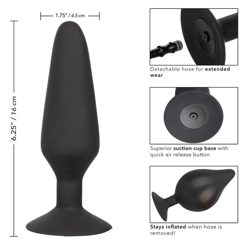 Calexotics - XL Silikon-Aufblasbarer Stecker