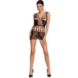 Passion - Woman Bs090 Bodystocking Schwarz Eine Grösse