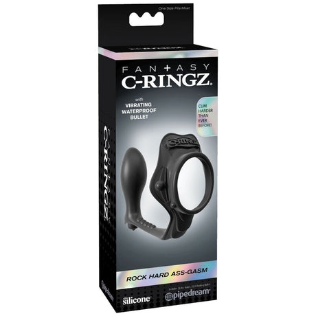 Penisring Rock Hard Ass-Gasm mit Analplug
