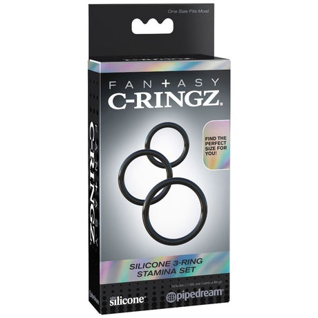 Fantasy C-Ringz - Silikon 3 Ring Stamina Set