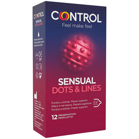 Control - Sinnliche Punkte & Linien Punkte und Dehnungsmarken 12 Einheiten