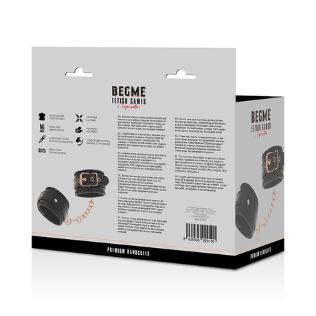 Begme - Black Edition Premium Handschellen