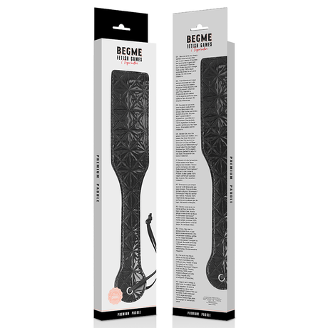 Begme - Black Edition Paddel aus Veganem Leder