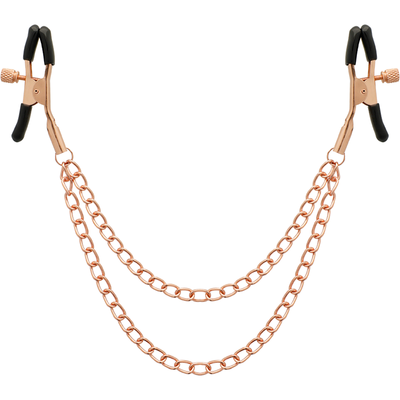 Nipple Clamps Begme Black Edition with Chain