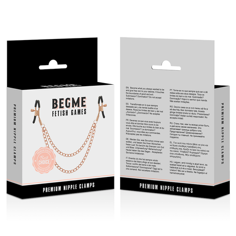 Begme - Black Edition Premium Nippelklemmen der Black Edition
