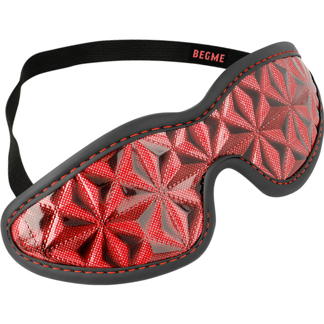Begme - Red Edition Premium Blindmaske mit Neoprenfutter