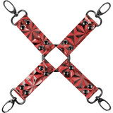 Begme - Red Edition Premium Veganes Leder-Schweinekrawatte