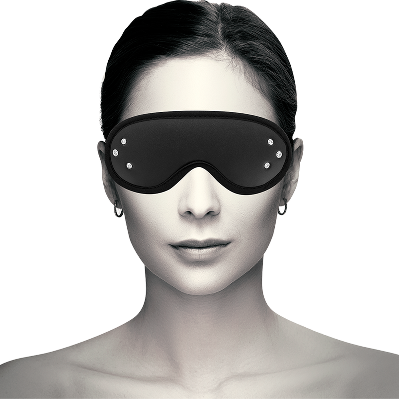 Coquette Chic Desire - Fantasy Vegane Ledermaske mit Neoprenfutter