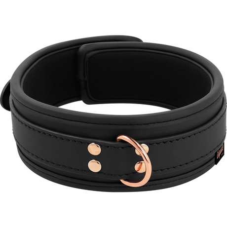 Fetisch-Toy Chic Desire Fantasy-Halskette aus Veganem Leder mit Riemen und Neoprenfutter.4