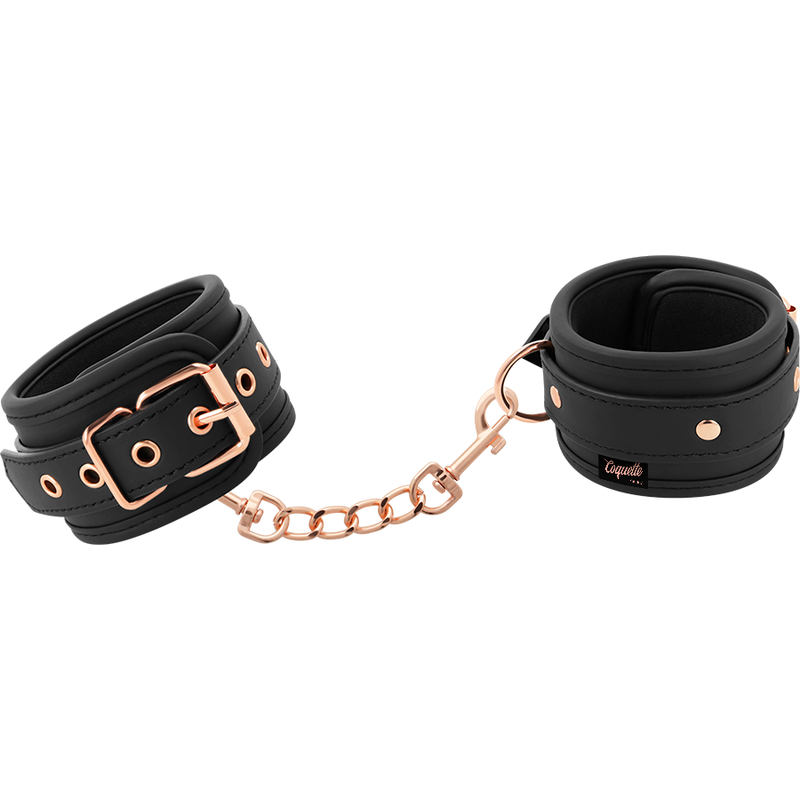 Coquette Chic Desire - Fantasy-Handschellen aus Veganem Leder mit Noprene-Futter