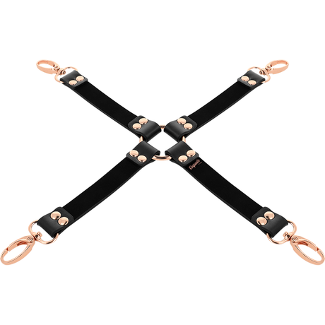 Fetisch-Toy Chic Desire Fantasy Hog Tie Veganes Leder Rosa.4