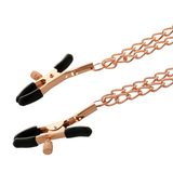 Coquette Chic Desire - Fantasy-Nippelclips aus Metall mit Kette