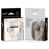 Coquette Chic Desire - Fantasy-Nippelclips aus Metall mit Kette