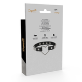 Coquette Chic Desire - Veganes Leder-Halsband mit Herz