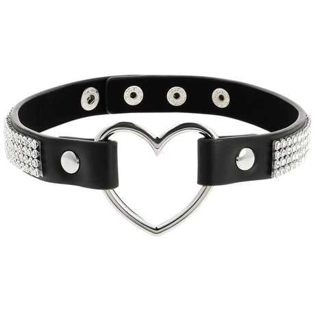 Halsband Chic Desire - Veganes Leder- mit Herz.2