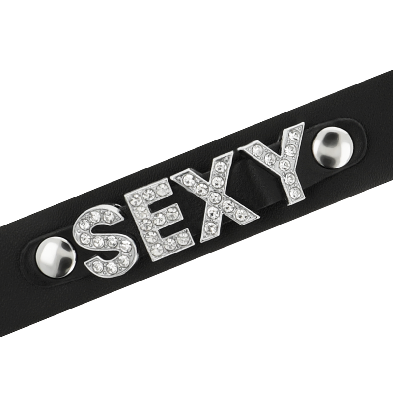 Coquette Chic Desire - Sexy Veganes Leder-Halsband