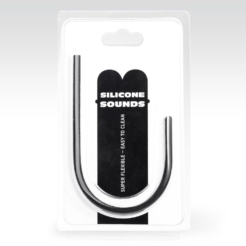 All Black - 10-mm-Harnröhrensonde aus Silikon