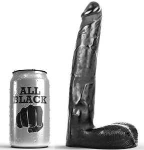 All Black - Realistischer Dildo 21 cm