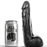 All Black - Weicher Schwarzer Realistischer Dildo 20 cm