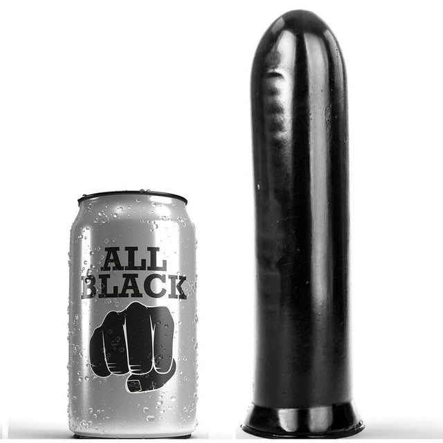 All Black - Dildo Schwarz 19 cm