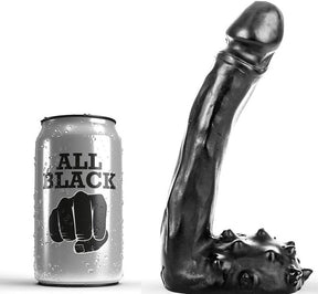 All Black - Realistischer Dildo 19 cm