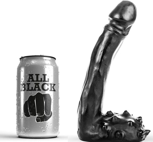 All Black - Realistischer Dildo 19 cm