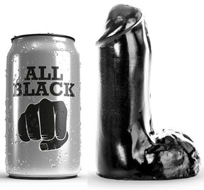 All Black - Realistischer Dildo 13 cm