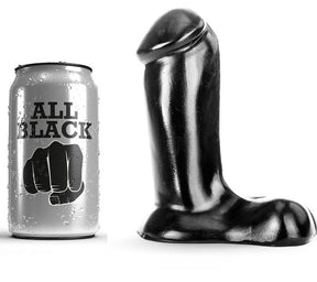 All Black - Realistischer Dildo 14 cm