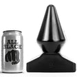 Analplug All Black 14 x 9 cm