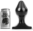 Analplug All Black 12,5 x 6 cm