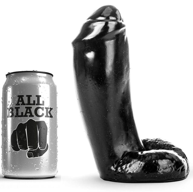All Black - Realistischer Dildo 18 cm