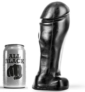 All Black - Dong 22 cm Breiter Zehe